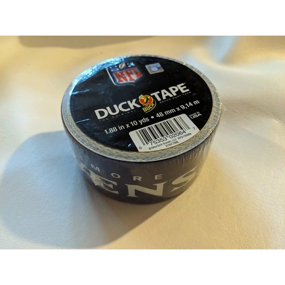 Baltimore Ravens Duck Tape NFL Licensed 10 Yards USA Discontinued New